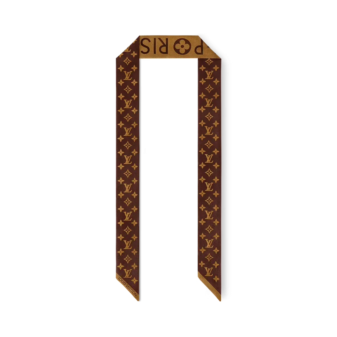Louis Vuitton Шелковая лента Monogram Infinity BB Marron - фото 3
