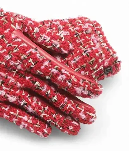 Chanel Перчатки Red, Pink and Black - фото 3