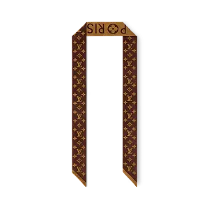 Louis Vuitton Шелковая лента Monogram Infinity BB Marron - фото 3