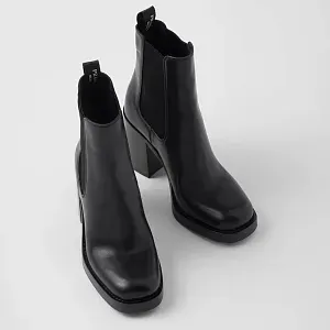 Prada Ботинки из кожи Black - фото 4