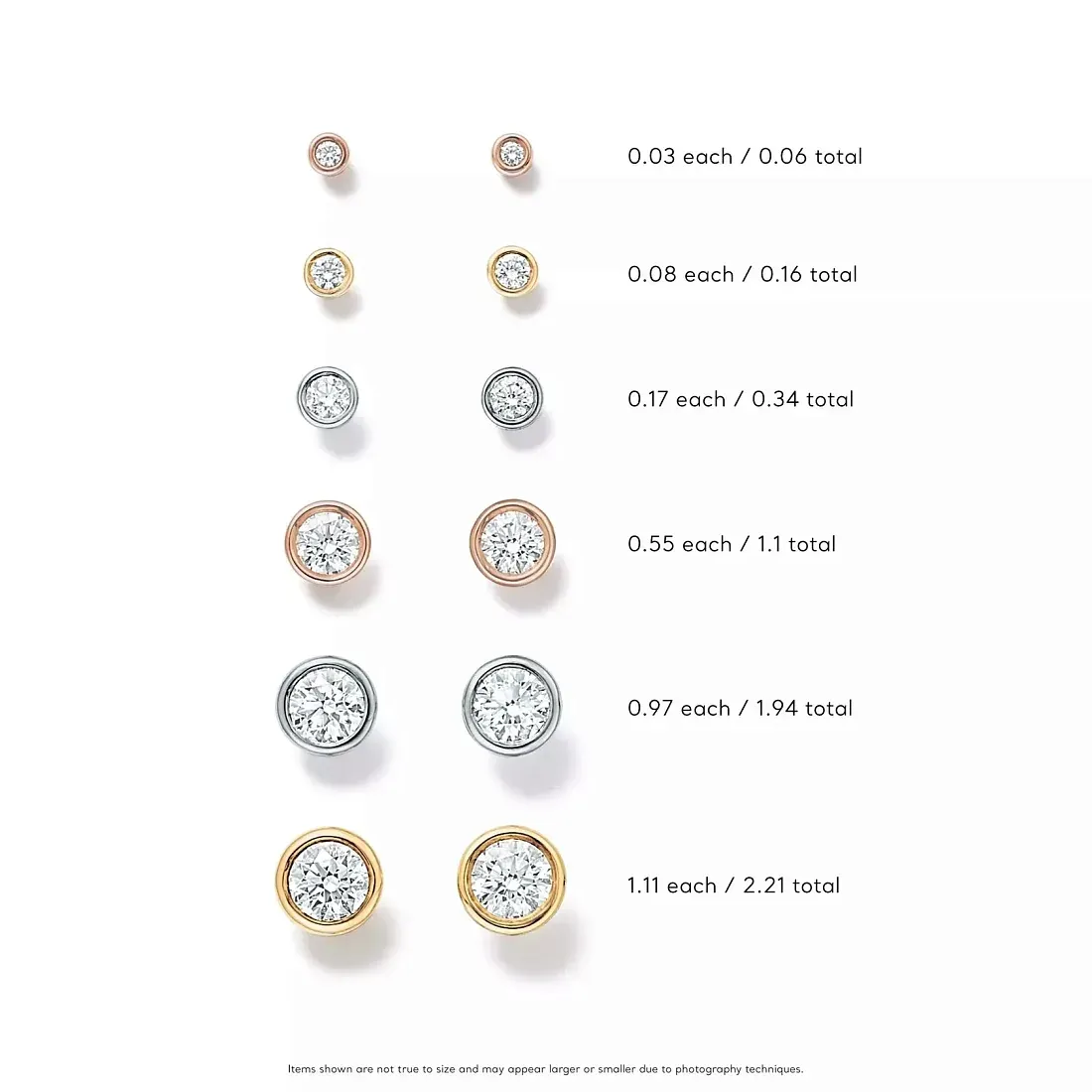 Tiffany & Co. Серьги Elsa Peretti Diamonds by the Yard Earrings Rose Gold - фото 3