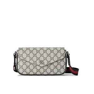 Gucci Мини-сумка Ophidia Beige / Blue - фото 1