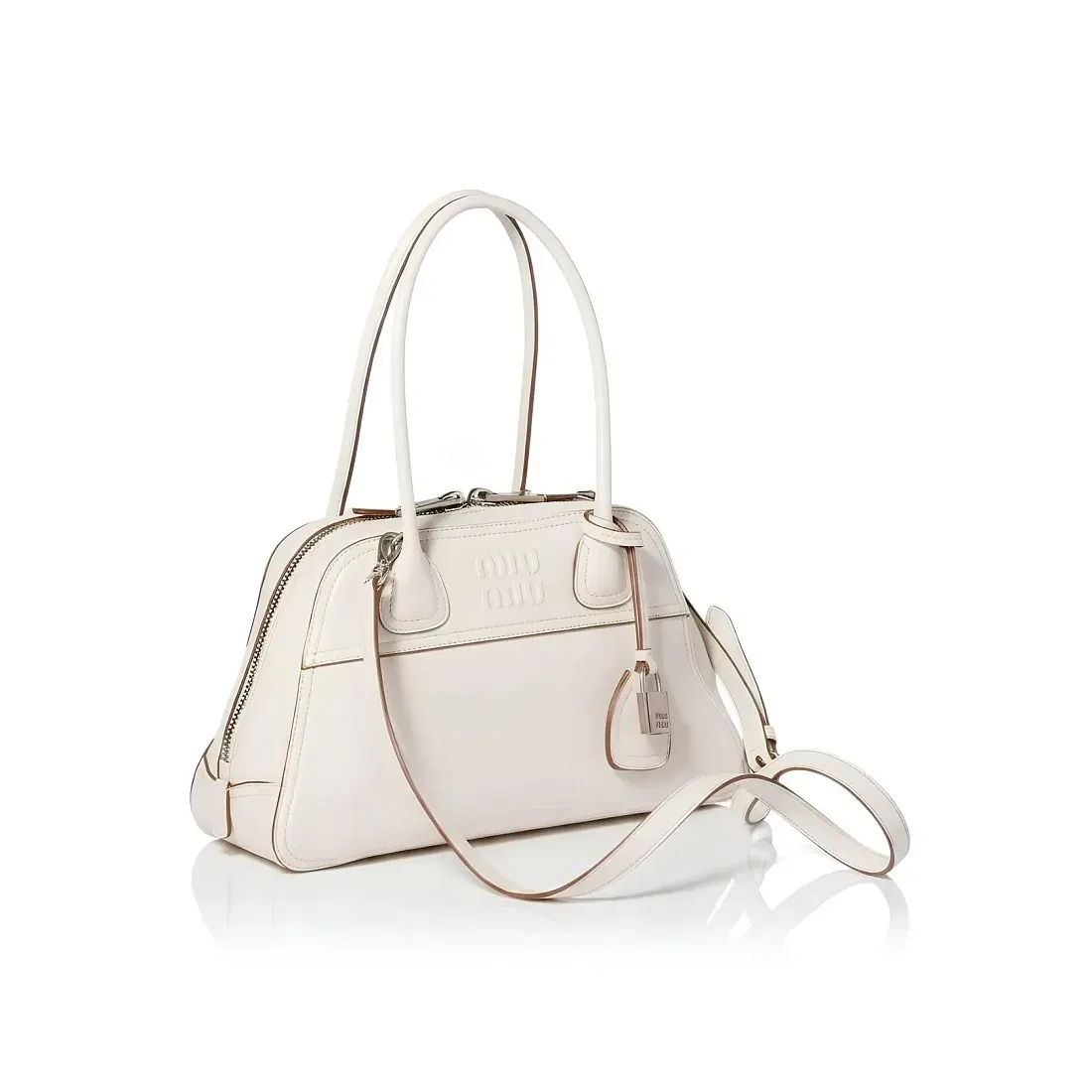 Miu Miu Сумка Vivant Chalk White - фото 2