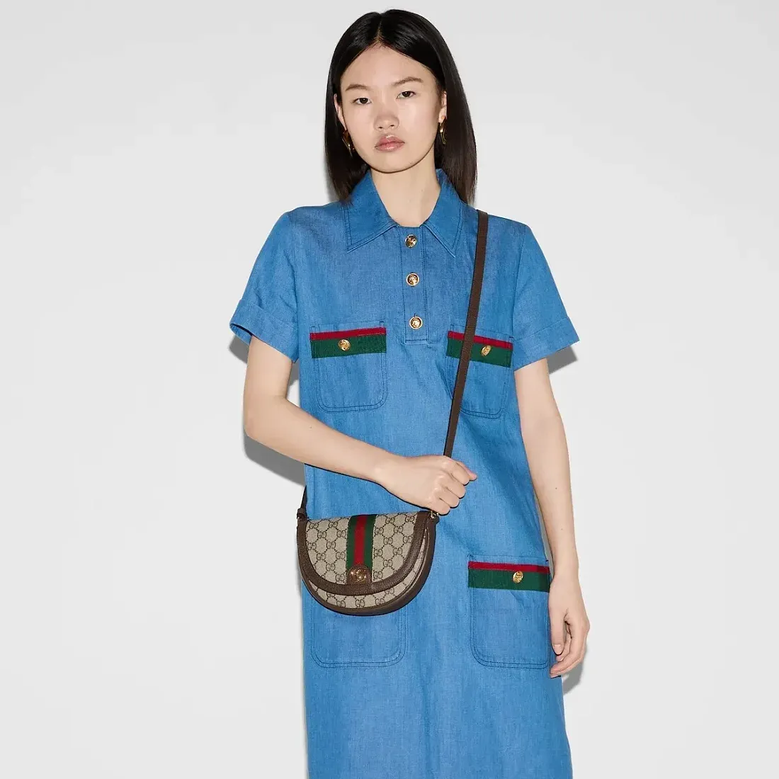 Gucci Мини-сумка на плечо Ophidia - фото 2