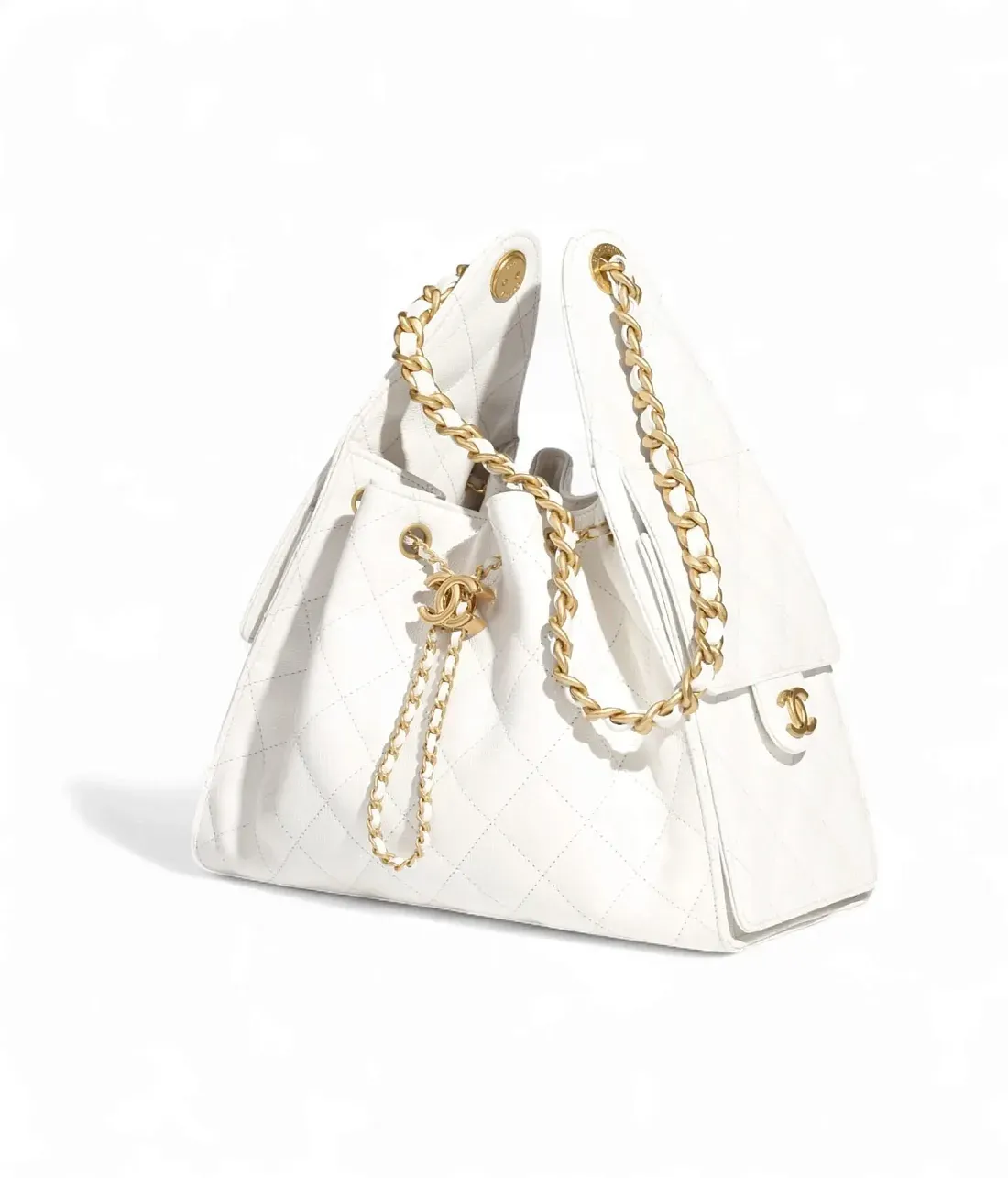 Chanel Маленькая сумка 25 White - фото 2