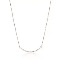 Tiffany & Co. Подвеска T Smile Small Pendant Rose Gold - фото 1