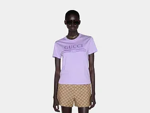 Gucci Футболка Lilac - фото 2