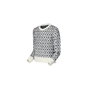 Louis Vuitton Пушистый свитер с узором Monogram Brushed - фото 2