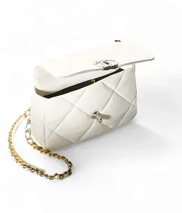 Chanel Сумка 19 White - фото 3