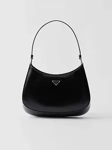 Prada Сумка Cleo из лакированной кожи Black - фото 1