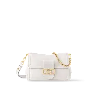 Louis Vuitton Сумка Dauphine Soft MM White - фото 1