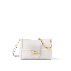 Louis Vuitton Сумка Dauphine Soft MM White - фото 1