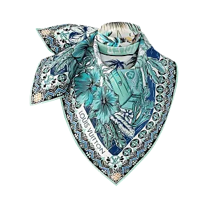 Louis Vuitton Платок-каре Island 90 Blue - фото 3