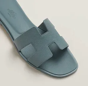 Hermès Сандалии Oran Antarctic Gray - фото 2