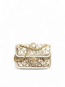 Chanel Мини-сумка Flap Gold - фото 1