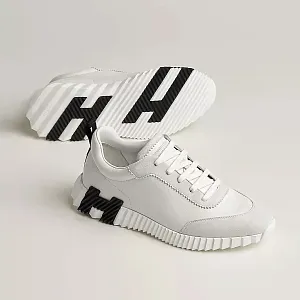 Hermès Кроссовки Bouncing White / Black - фото 1