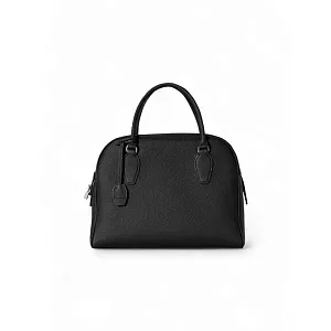 The Row Сумка India 12 Deep Brown из кожи Black - фото 1
