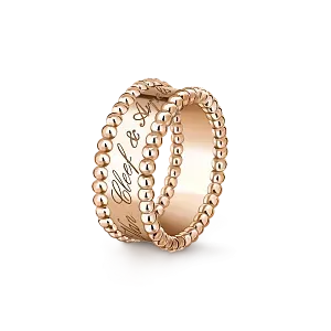Van Cleef & Arpels Кольцо Perlee signature Rose Gold - фото 1