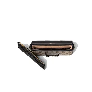 Gucci Мини-сумка Horsebit 1955 Beige / Dark Brown - фото 3