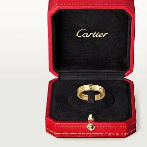 Cartier Обручальное кольцо Love с одним бриллиантом Yellow Gold - фото 5