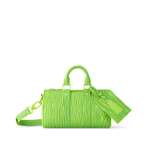 Louis Vuitton Сумка Keepall 25 с плечевым ремнем Spring Green - фото 1