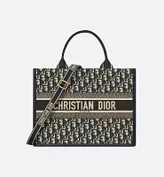 Dior Сумка Book Tote среднего формата Blue - фото 1