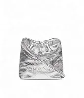 Chanel Сумка Mini 22 Silver - фото 1
