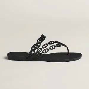 Hermès Босоножки Island Black - фото 3