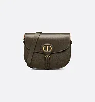 Dior Сумка Bobby grained calfskin среднего формата Khaki - фото 1