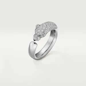 Cartier Кольцо средняя модель с бриллиантовым паве Panthere de White Gold - фото 1