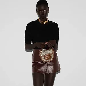 Gucci Мини-сумка с верхней ручкой Horsebit 1955 - фото 2
