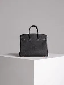 Hermès Сумка Birkin 25 Black Togo Gold Hardware - фото 5