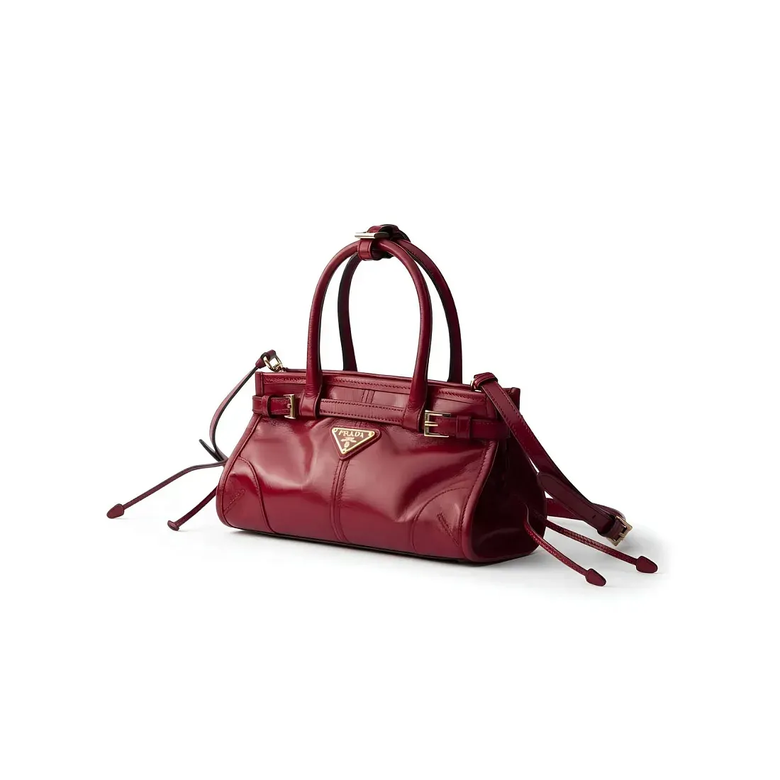 Prada Мини-сумочка Bonnie Ruby Red - фото 2