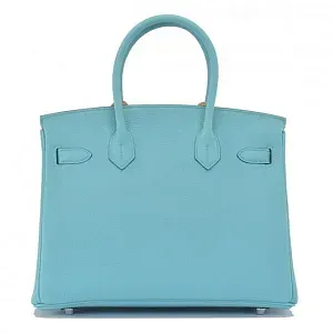 Hermès Birkin 30 Blue Atoll Togo PHW - фото 5