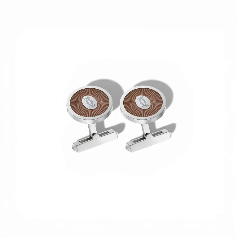 Запонки Cartier Double C de Cartier cufflinks - фото 1