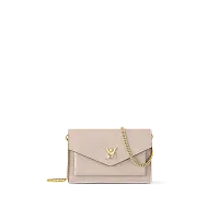 Louis Vuitton Клатч на цепочке Mylockme Greige - фото 1
