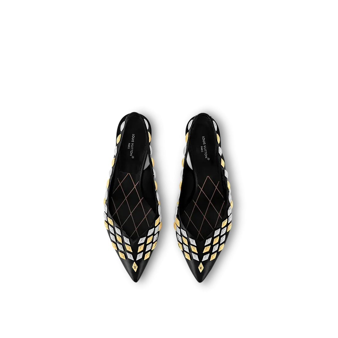 Louis Vuitton Слингбэки Gold Rush на каблуке - фото 2
