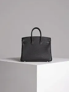 Hermès Сумка Birkin 25 Black Togo Palladium Hardware - фото 5