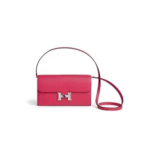 Hermès Мини-сумка Constance To Go Rose Extreme Epsom Palladium Hardware - фото 1