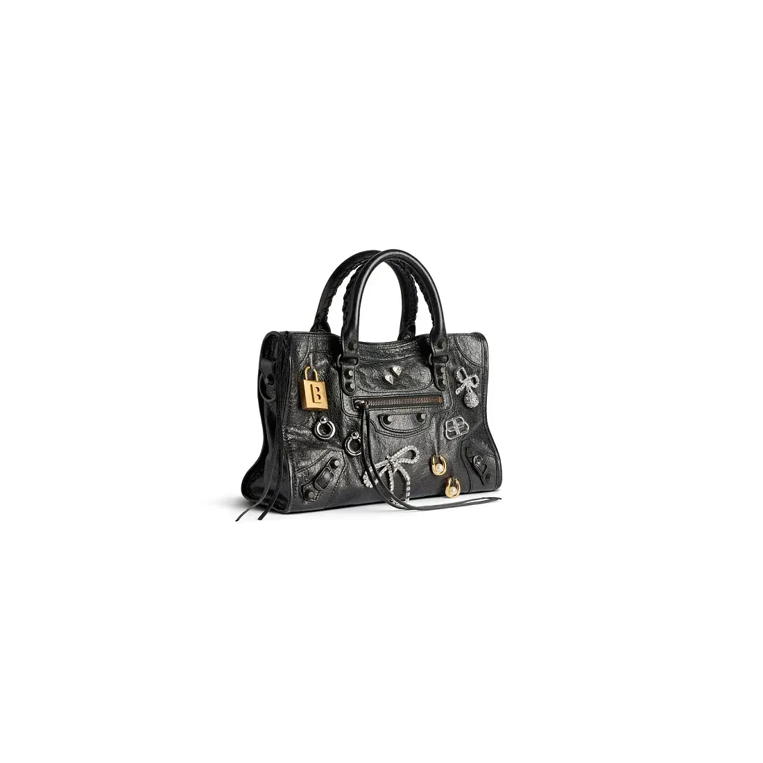 Balenciaga Сумка Le City With Pins маленького формата - фото 3