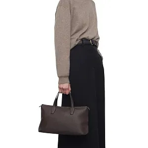 The Row Сумка Marcel Deep Brown из кожи Deep Brown - фото 2