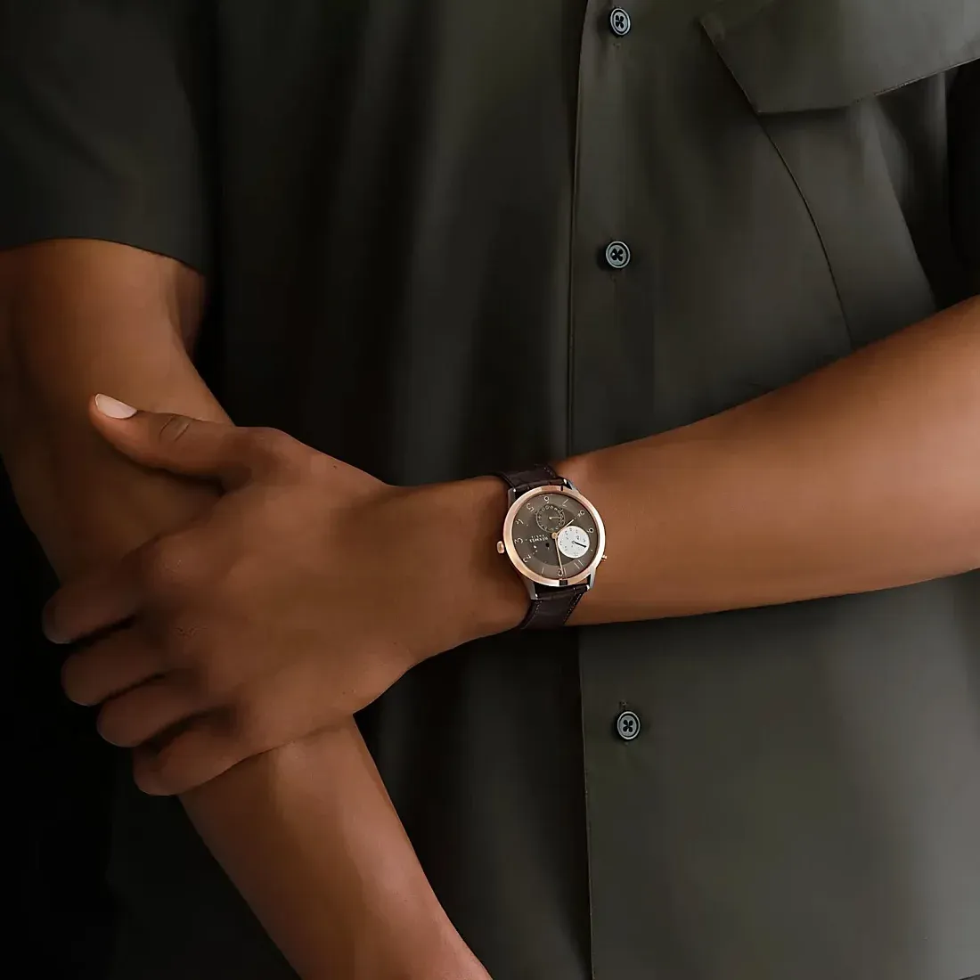 Hermès Часы Slim GMT 39,7 mm - фото 2