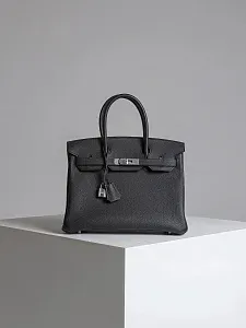 Hermès Cумка Birkin 30 Black Togo Palladium Hardware - фото 1