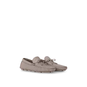 Louis Vuitton Мокасины LV Driver Gray-Brown - фото 1