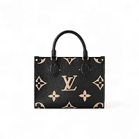 Louis Vuitton Сумка Cabas Onthego PM Black/ Beige - фото 1