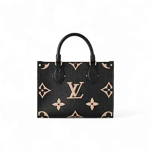 Louis Vuitton Сумка Cabas Onthego PM Black/ Beige - фото 1