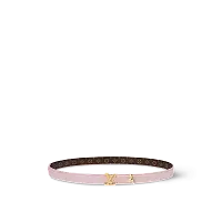 Louis Vuitton Двухсторонний ремень Pretty 20 мм Rose Ballerine - фото 1