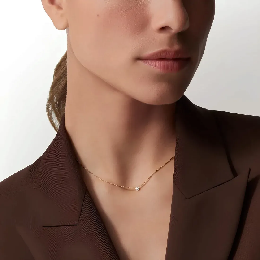 Cartier Кулон Love, brilliant-cut diamond, mini model Rose Gold - фото 2