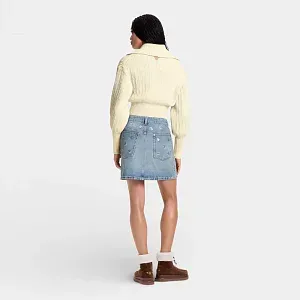 Louis Vuitton Мини-юбка из джинсовой ткани - фото 6