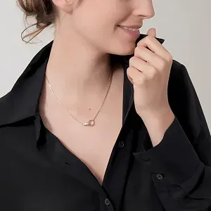 Cartier Кулон Love, semi-paved White Gold - фото 2